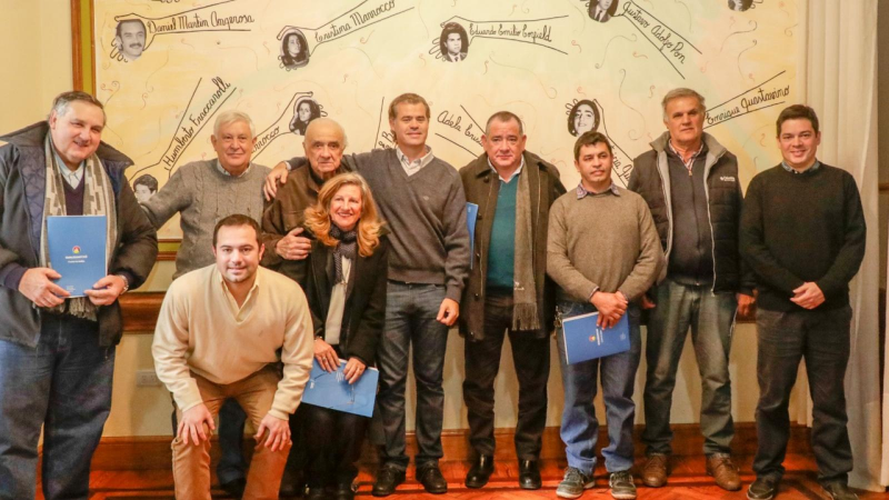 El nuevo Directorio de la Caja de Jubilaciones fue recibido por el intendente Martín Piaggio