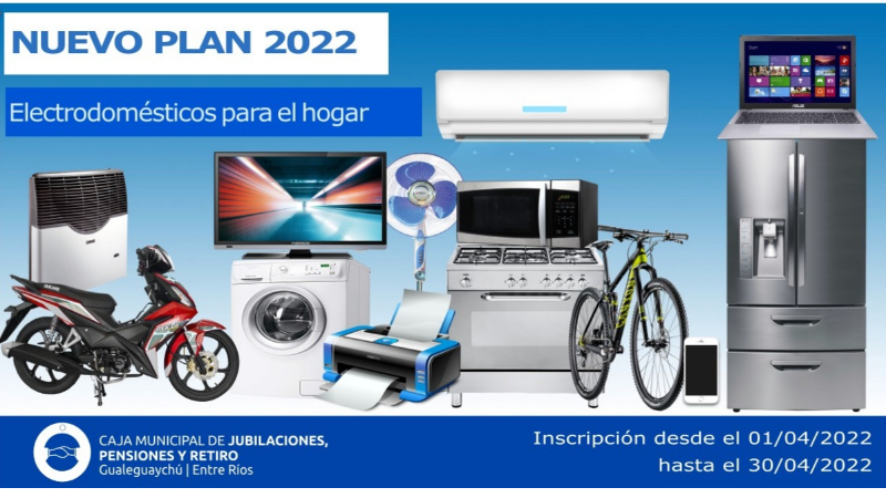 Plan de electrodomésticos 2022